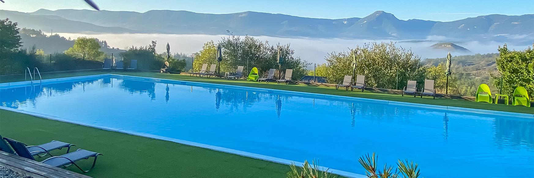 Campingplatz mit Schwimmbad in Rosans