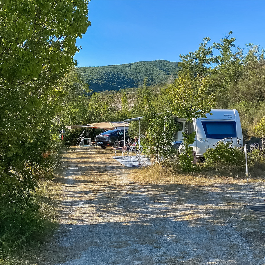 Caravan pitches for rent near Nyons