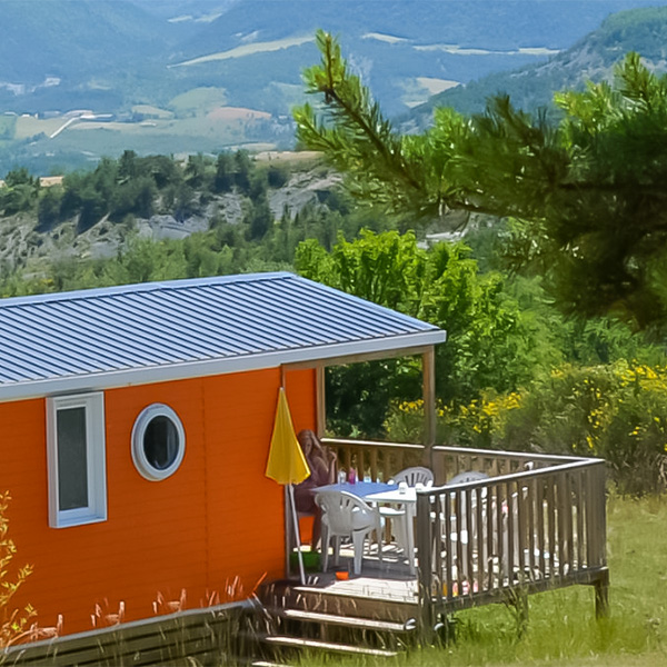 Mobilheim „Comfort Poppys“ mit Klimaanlage