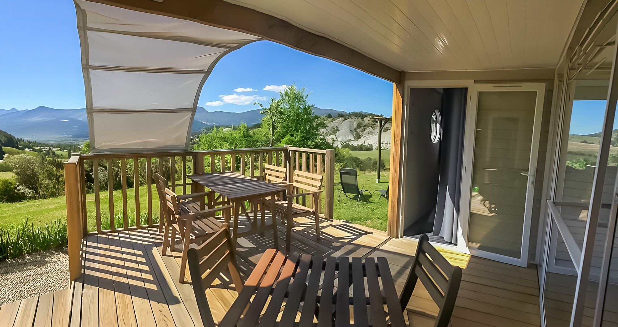 terrasse mobil home rosans