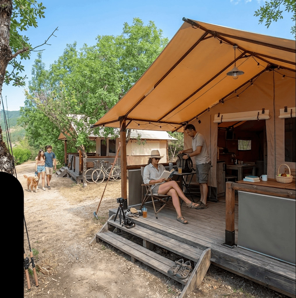 Campingplatz in Rosans