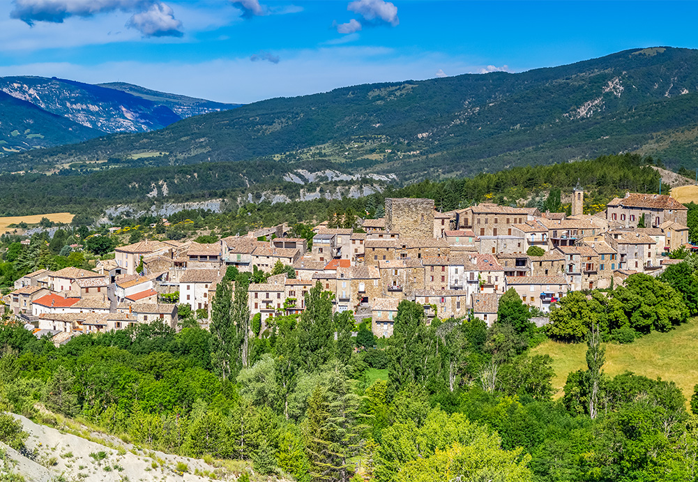 excursion dans le village de rosans